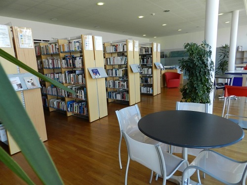 Photo médiathèque pour page accueil